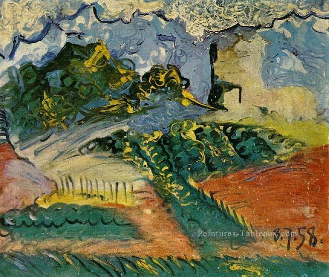 Paysage 1958 cubisme Pablo Picasso Peintures à l'huile
